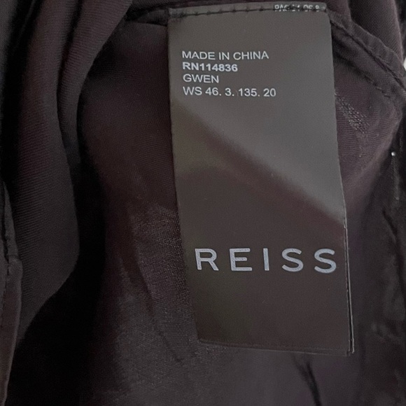 Reiss Women's Black Top, US 2 - Picture 5 of 6